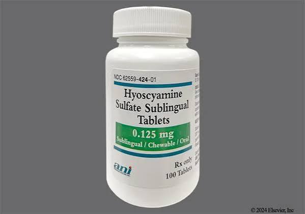 hyoscyamine 0.125mg sublingual tabs